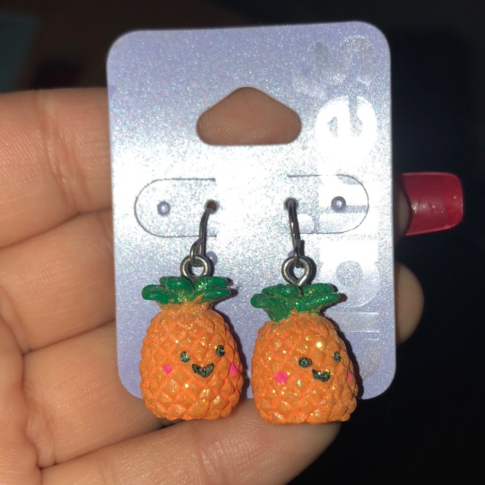 2 pairs of Claire’s food earrings
